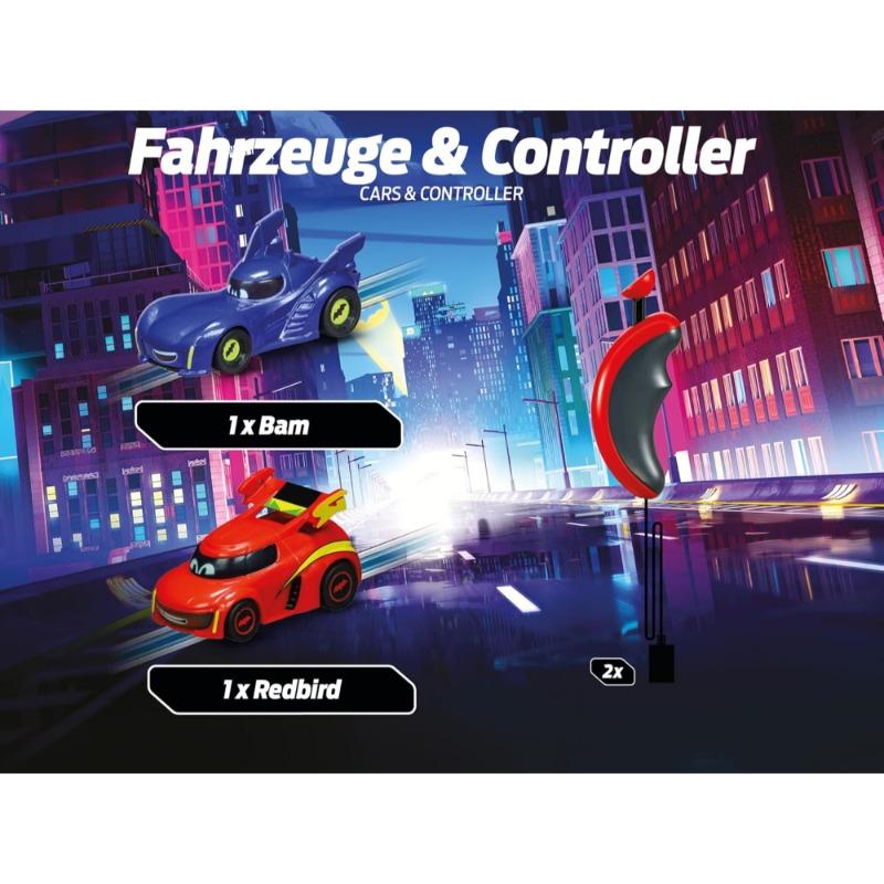 Carrera FIRST Batwheels Ready to Roll Battery Operated 2.9M Racing Set