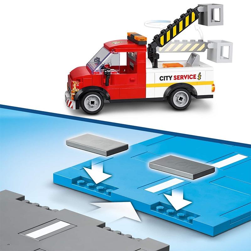 ليجو سيتي - مكعبات شارع التسوق - 533 قطعة