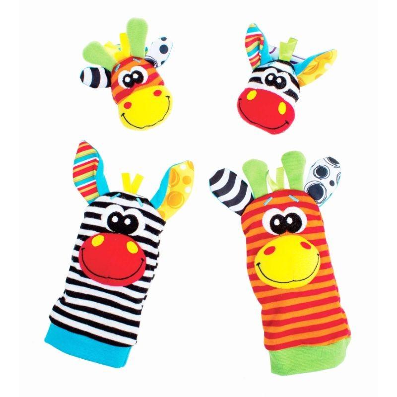 Playgro Jungle Fun Wrist Rattle And Foot Finder