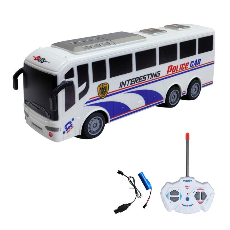 Scale Luxury Police Bus - Radio Control