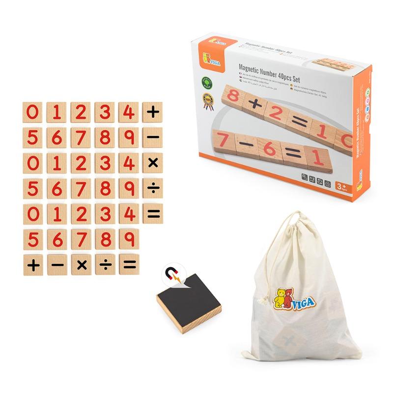 فيجا - مجموعة الأرقام المغناطيسية - 40 قطعة