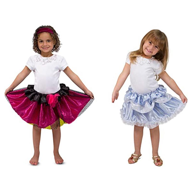 ميليسا آند دوج - مجموعة أزياء لعب الأدوار تنورة تنكرية 4 تنانير أزياء