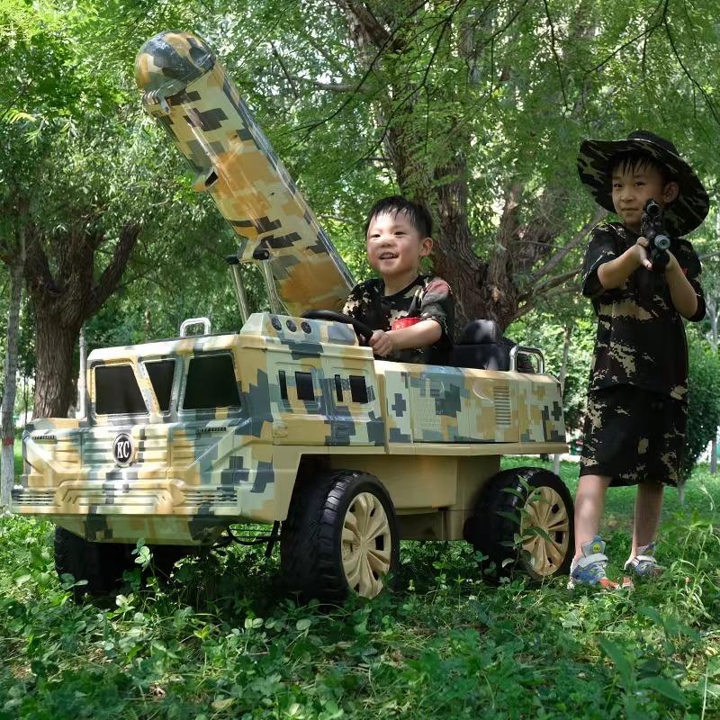 Truck Ride-On Police Missile Carrier