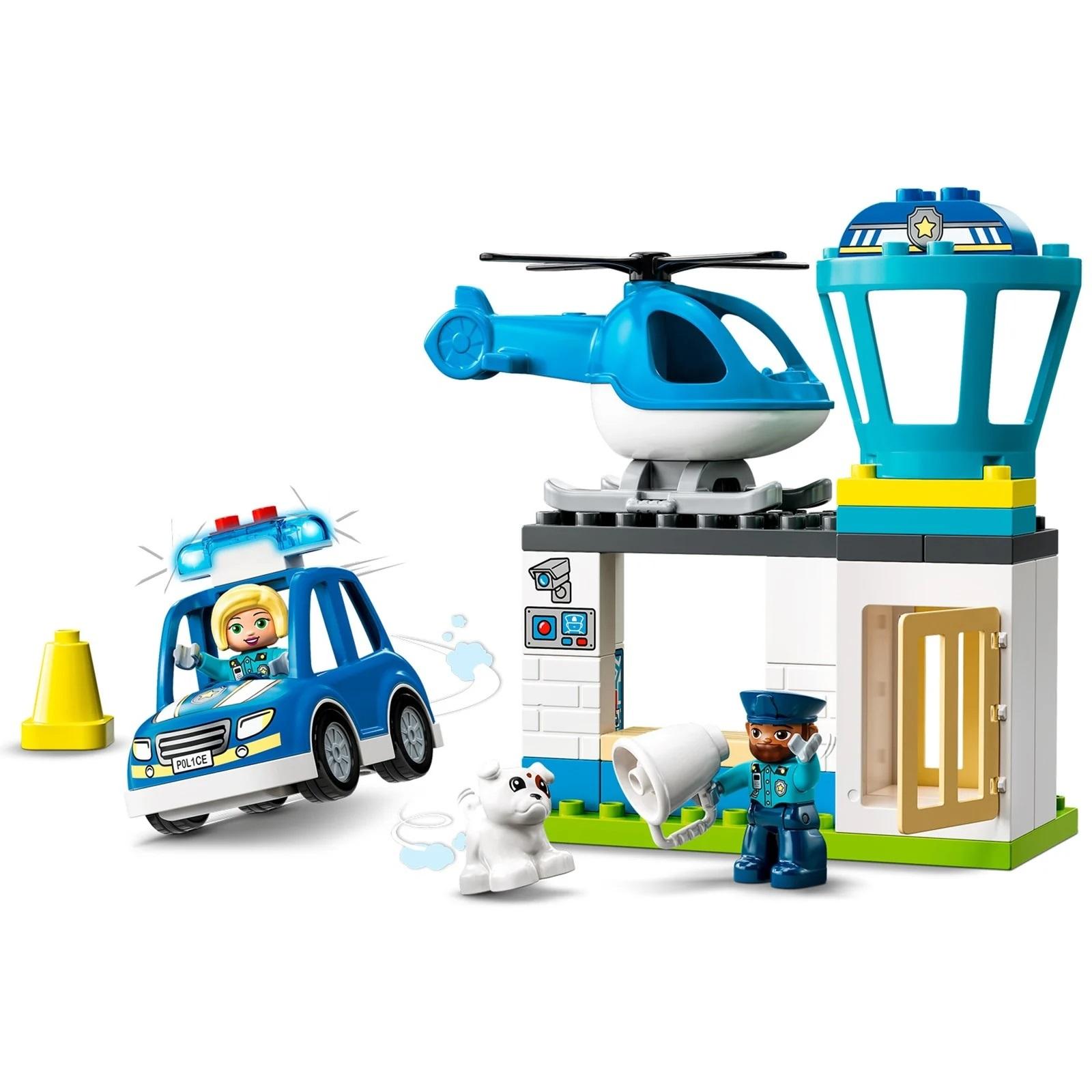 Lego Duplo Police Station And Helicopter