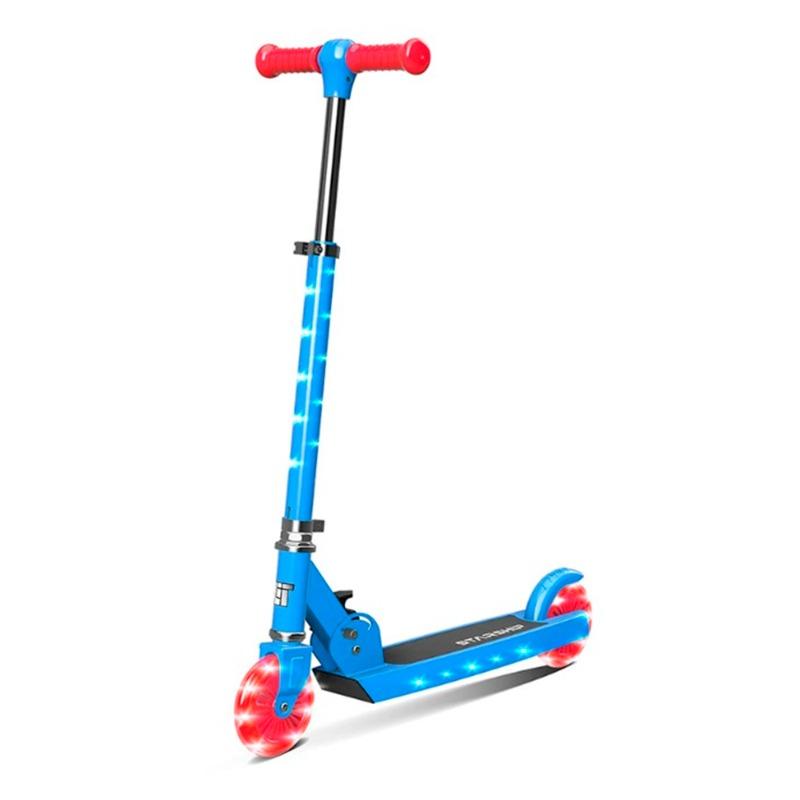 Spartan Lit Starship 2 Wheel Scooter - Blue