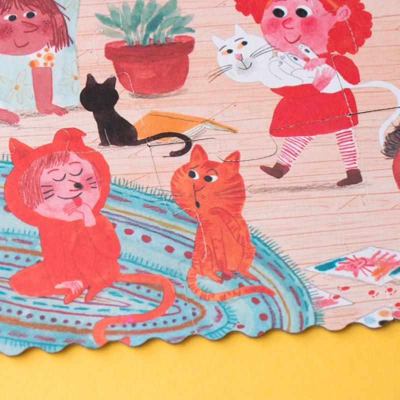 Londji - Pocket Puzzle Cats and Dogs Set 24Pcs