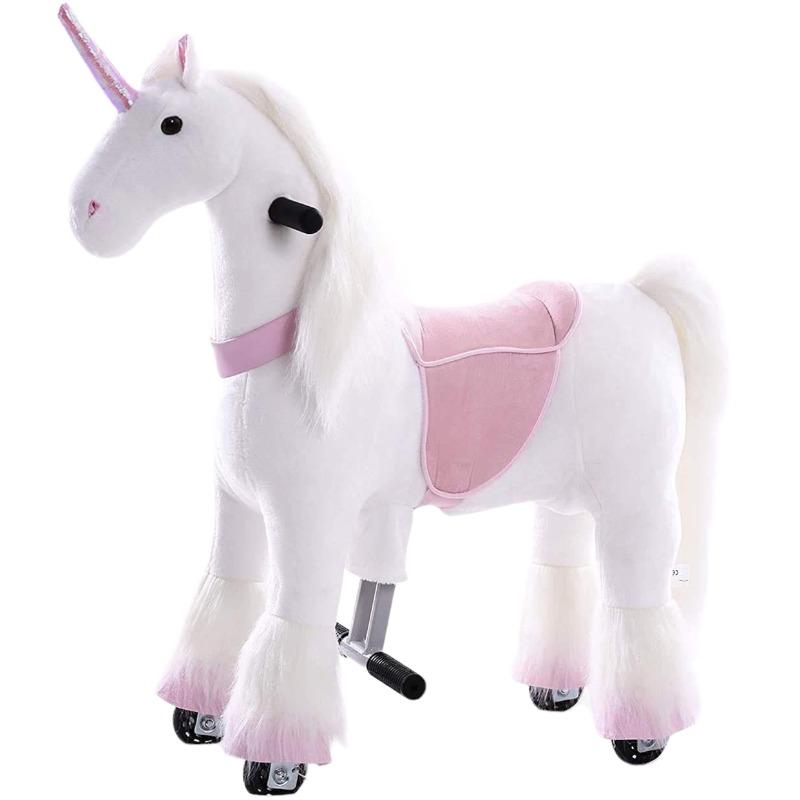 Tobys Ponycycle Rideamal Ride on - Pink Unicorn