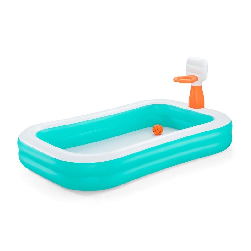 Bestway Splash-In Family Pool with Basketball Hoops 251 x 168 x 102 cm