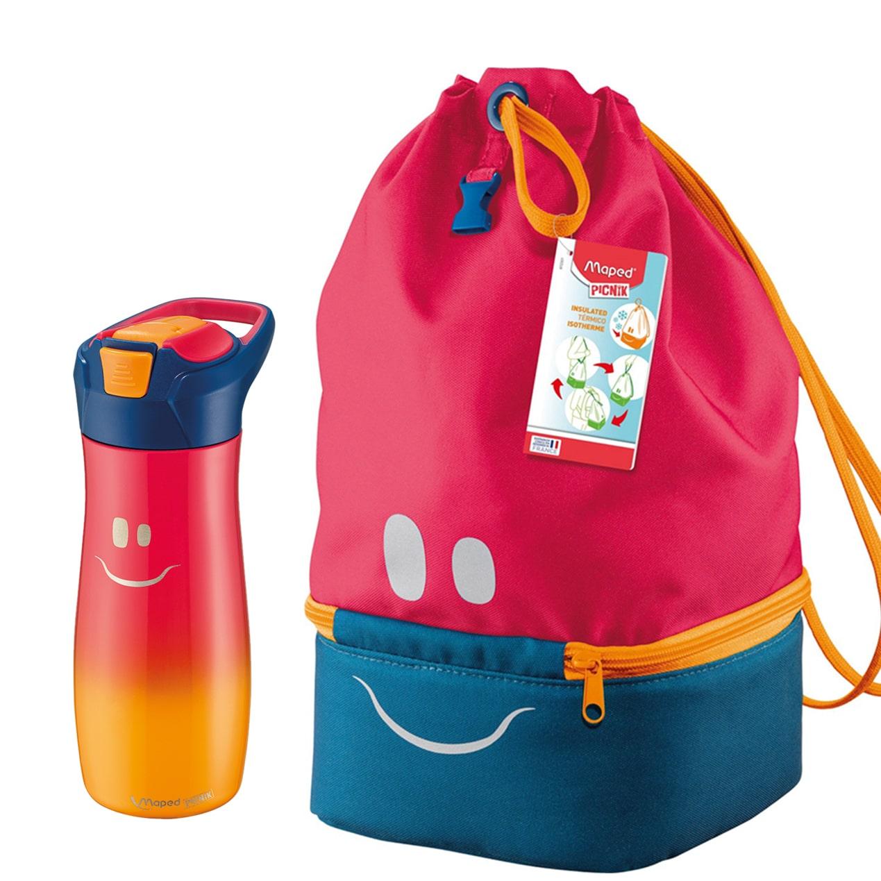 Maped Creativ Kids Lunch Bag 4 In 1 - Red