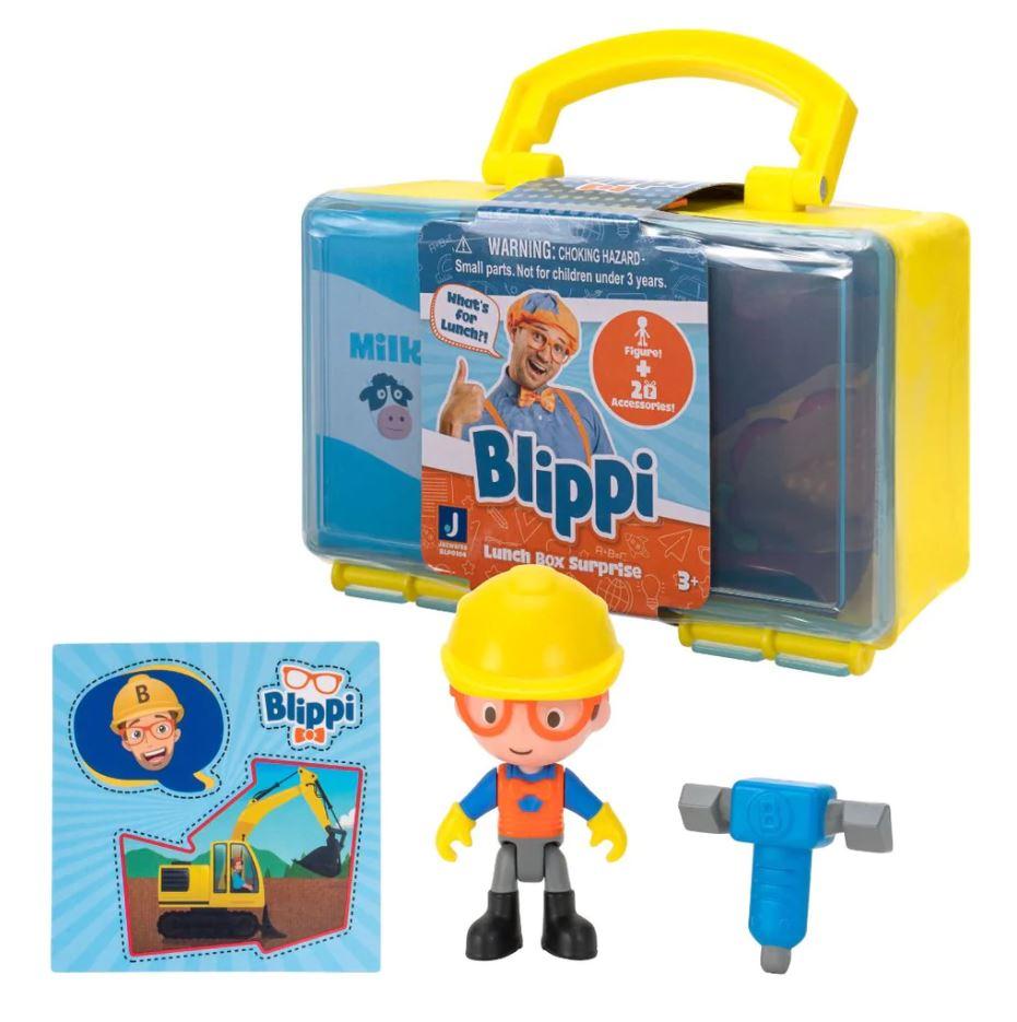 Blippi Surprise Deluxe Blind Figure Lunch Box - Yellow