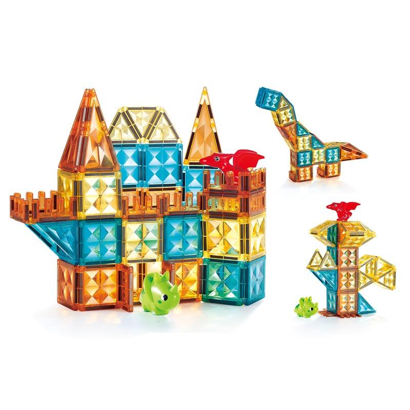 3D STEM Magnetic Block Set - 68 Piece