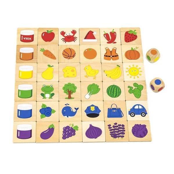 VIGA Learning Colors Puzzle Set