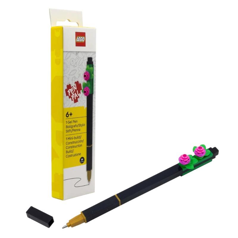 LEGO Botanicals Gel Pen with Topper – Purple