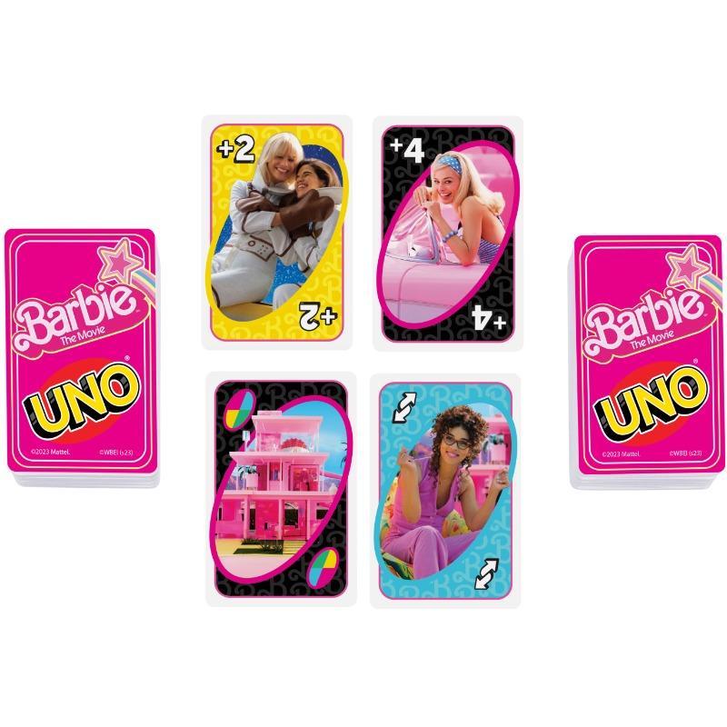 UNO Barbie The Movie Card Game
