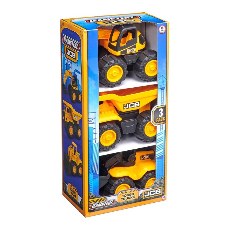 Teamsterz Jcb Tough Trucks - 3pk