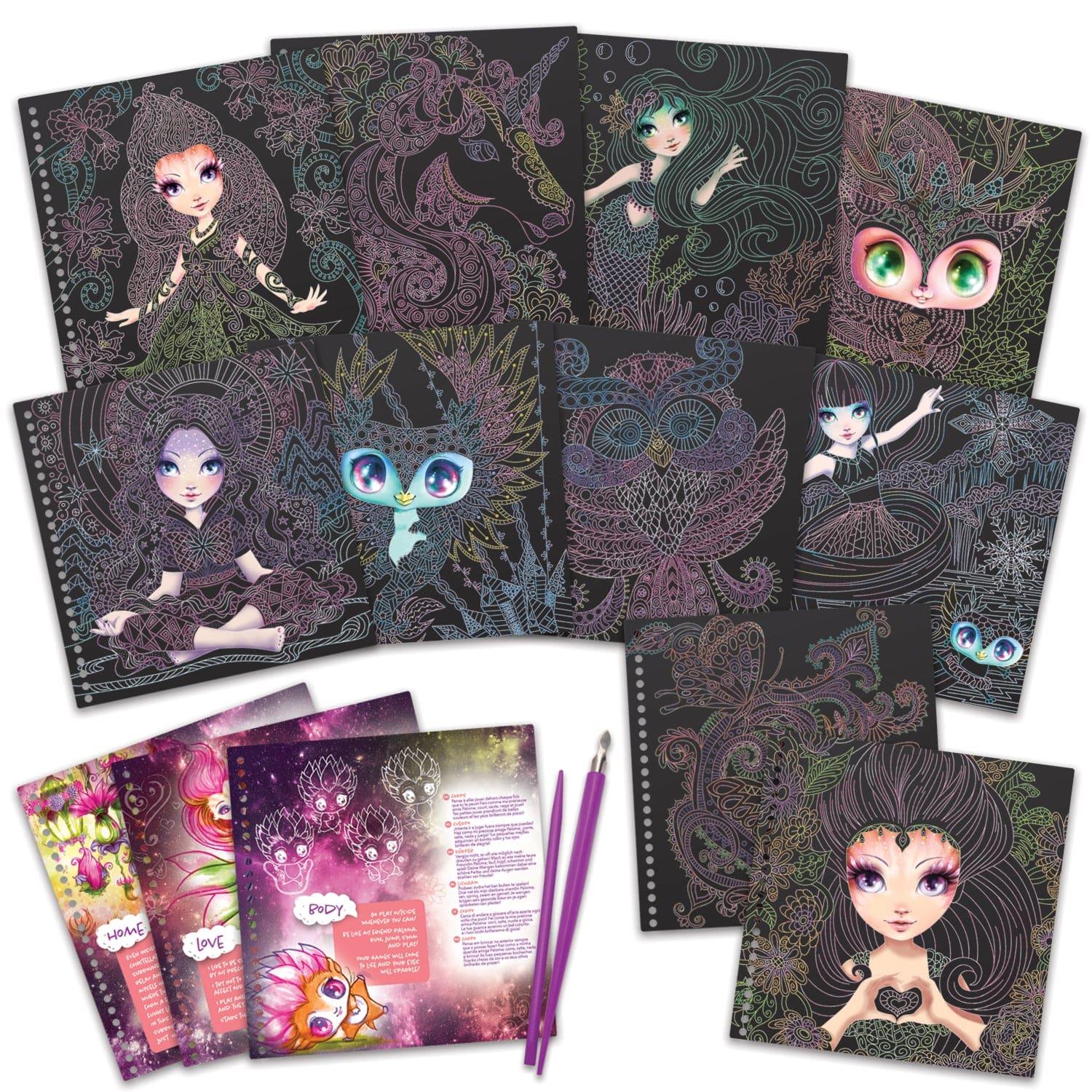 Nebulous Stars -Zen Scratch And Sketch Art Book