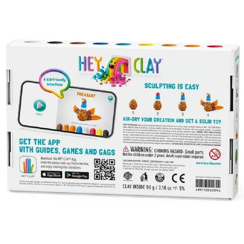 هاي كلاي - مجموعة تشكيل الصلصال بتصميم الطيور