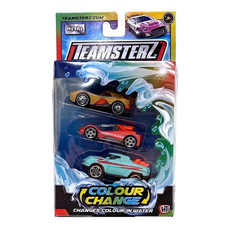 تيمسترز - مجموعة سيارات متغيرة اللون في الماء 3 قطع - متنوع