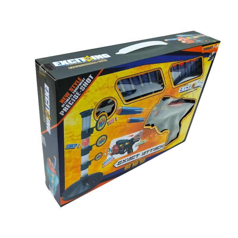 Toy Gun With Soft Bullet And Targets