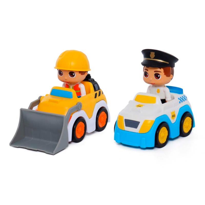 My Little Kids City Vehicles With 2 Figure Set