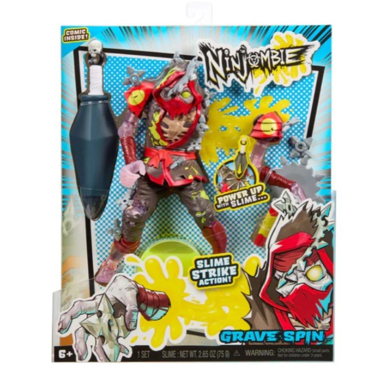 Ninjombie Action Figure Grave Spin