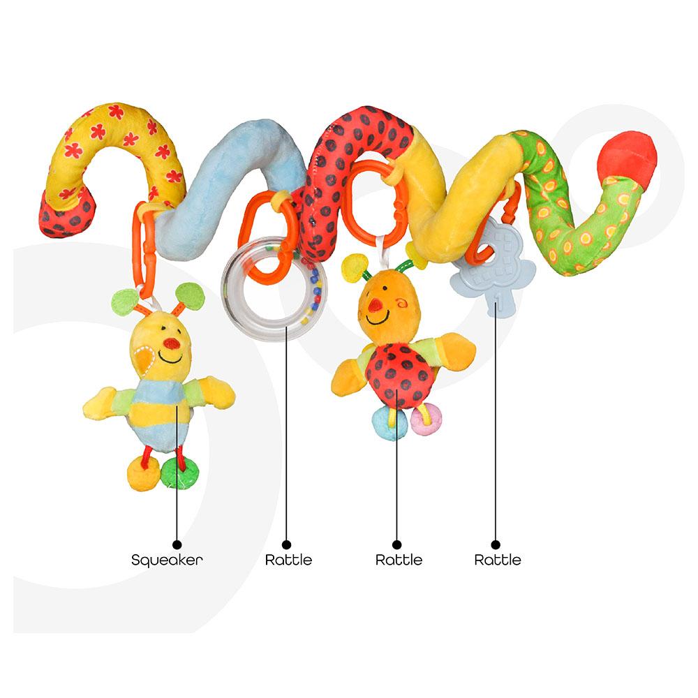 مون - تعليقة حلزونية للرضيع - نحل