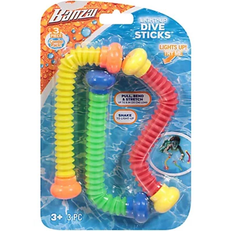 Banzai Flashing Dive Sticks - 3Pcs