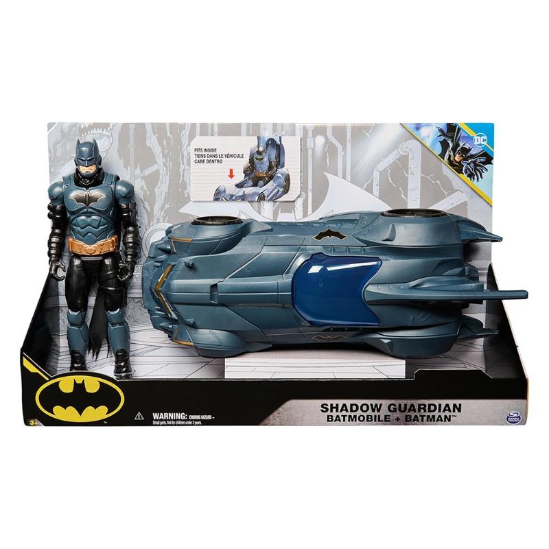 دي سي كوميكس - سيارة شادو جارديان مع شخصية باتمان مقاس 12 انش