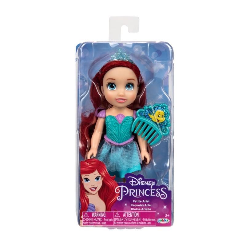 Disney Princess – Petite Doll with Comb 6" (4 Assortment)