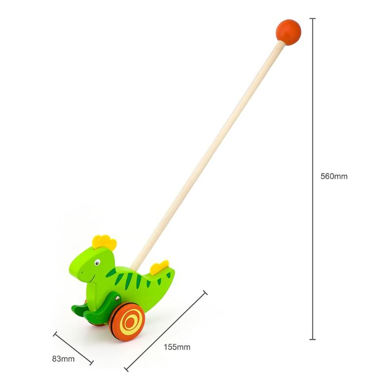 VIGA Push Toy Dinosaur