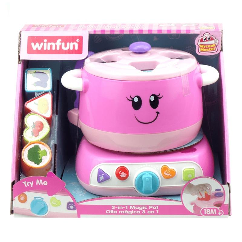 وين فن - مجموعة وعاء اللعب المرح 3 في 1