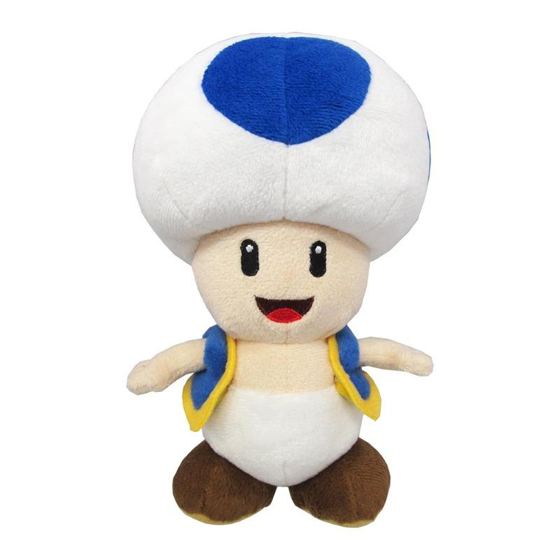 Sane Super Mario All Star Blue Toad Plush 8cm
