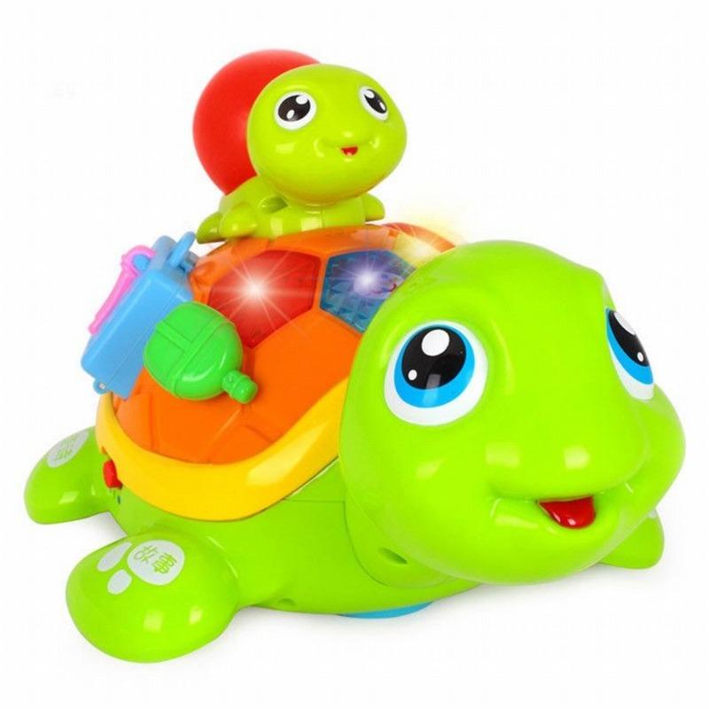 هولا - مجموعة السلحفاة التفاعلية مع الأصوات والاضواء