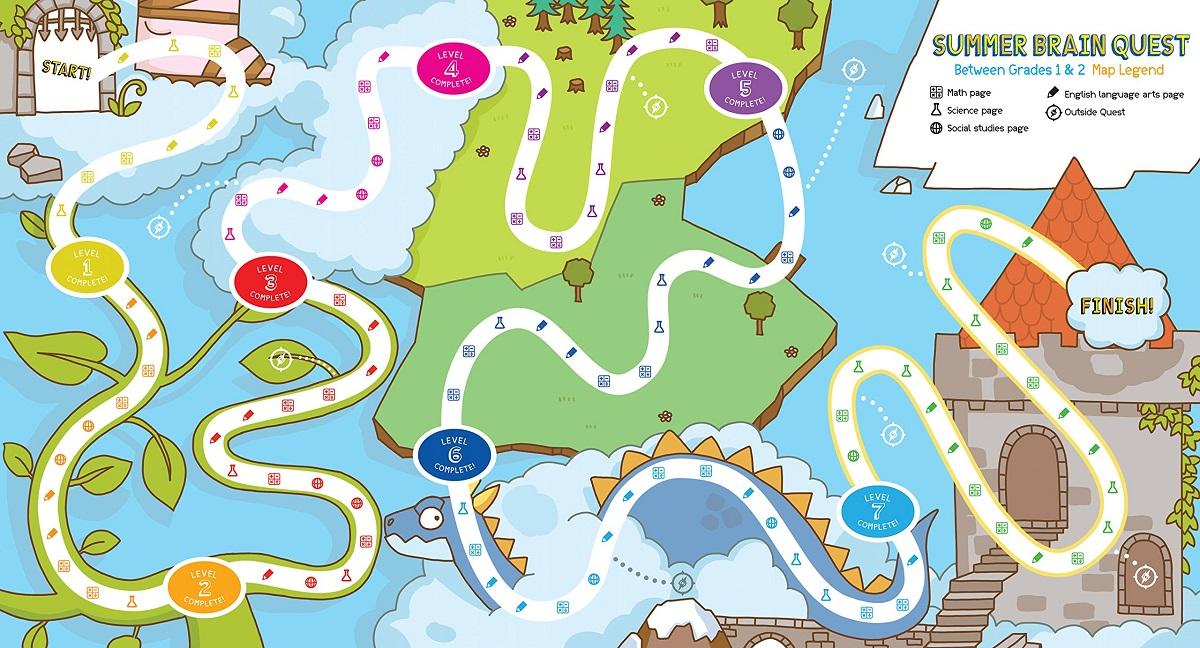 كتاب الأنشطة الصيفية براين كويست الصف الثاني