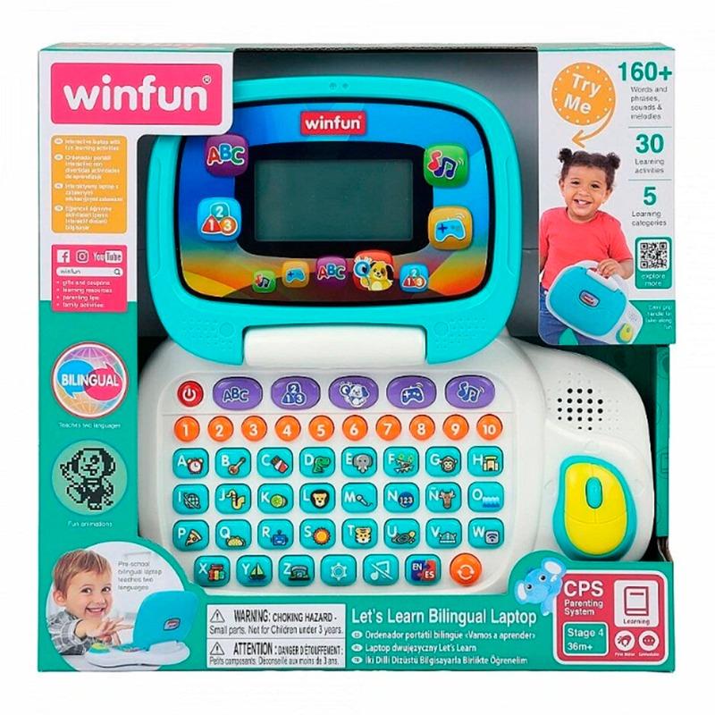Win Fun Let's Learn Bilingual Laptop