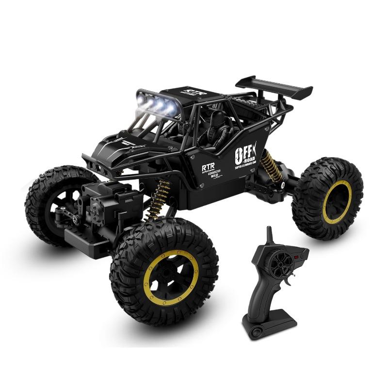 Zep Remote Control Plastic Racing Car Cilimbing Off Road - Black