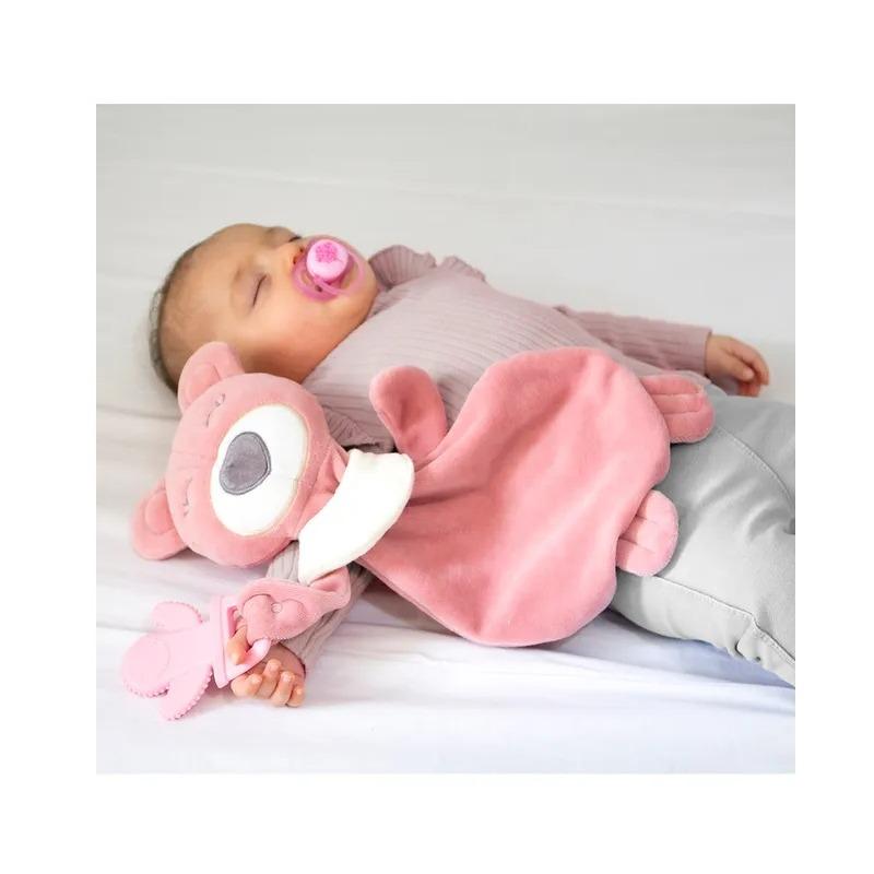 Babyjem Sleep Buddy With Teether - Pink