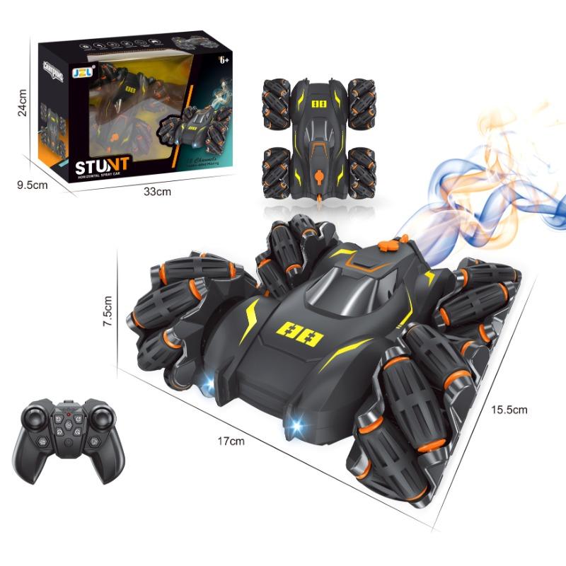 Double Sided Spray Stunt Car - Black