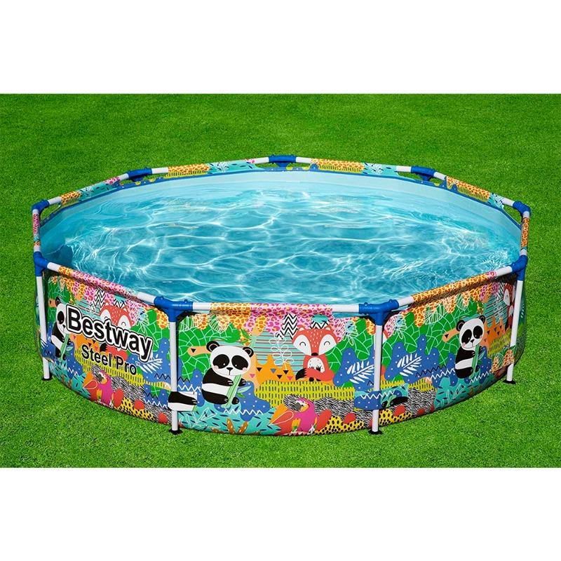 بست واي - مسبح الأطفال الدائري ستيل برو