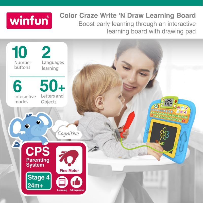 Winfun Color Craze Write 'N Draw Learning Board.