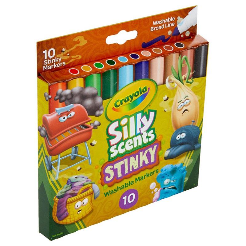 Crayola Stilly Scents Stinky Washable Markers 10Ct