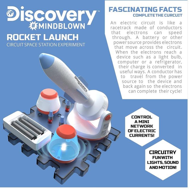 Discovery Mindblown Rocket Launch Space Station Circuitry Set