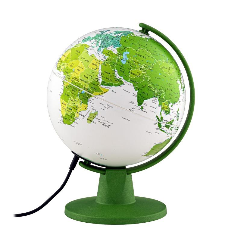 Tecnodidattica Luce Green Illuminated And Revolving Globe