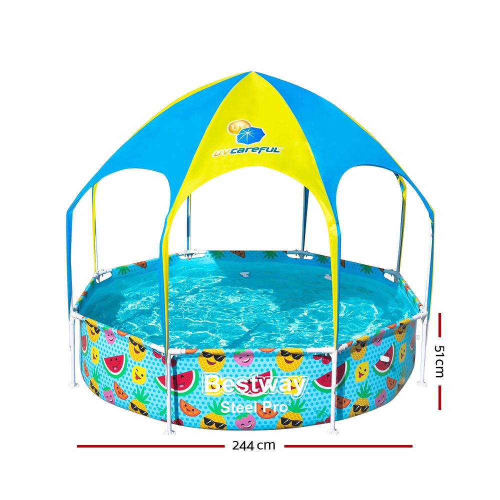 Bestway Steel Pro Splash-In-Shade Swimming Pool