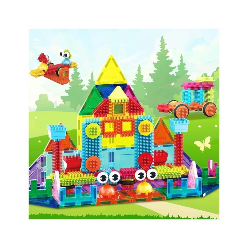 بيكاسو تايلز - مجموعة كتل البناء التعليمية هدجيهوج 75 قطعة