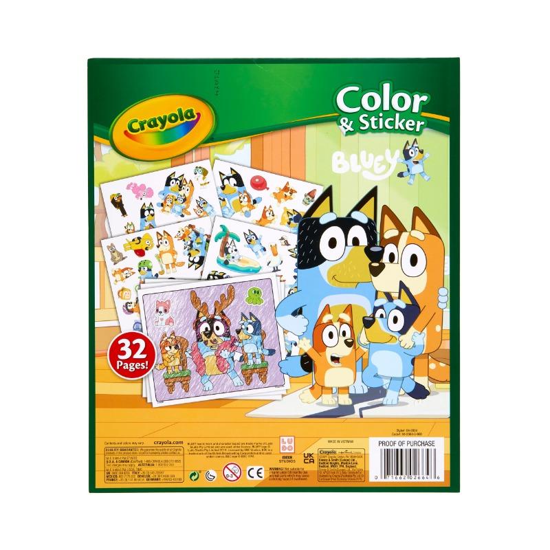 Crayola - Coloring and Sticker Book with Bluey