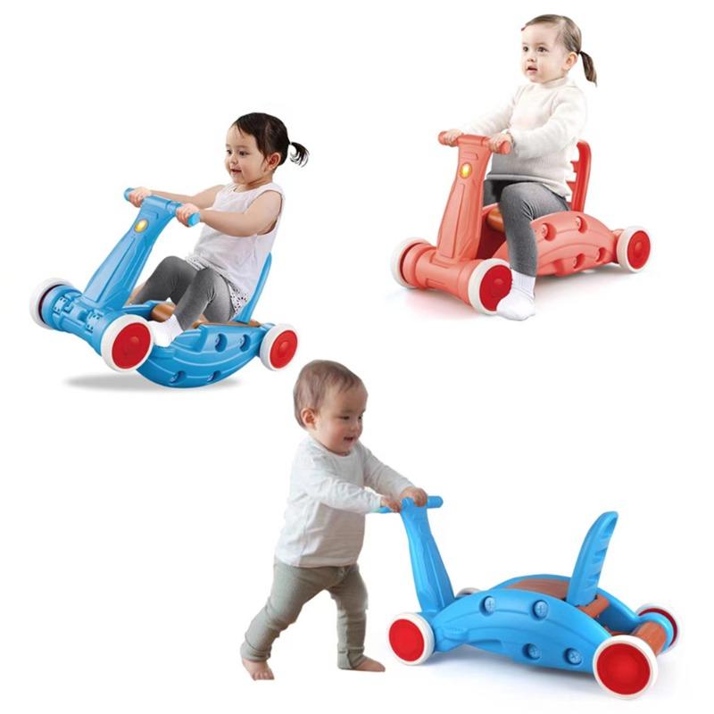 كرسي هزاز 3 في 1 - برتقالي