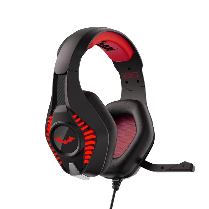 Batman Pro G5 Gaming Headphones Black Red