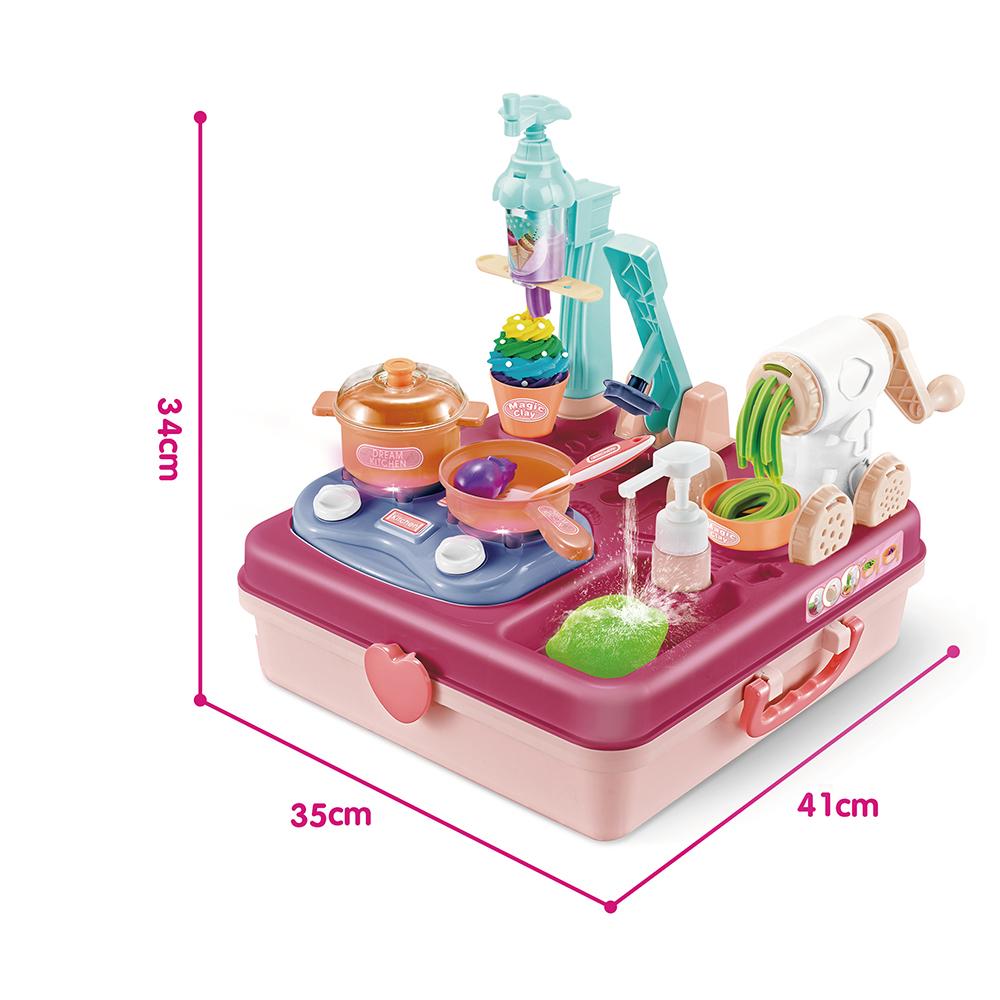 Kitchen Utensils And Color Dough