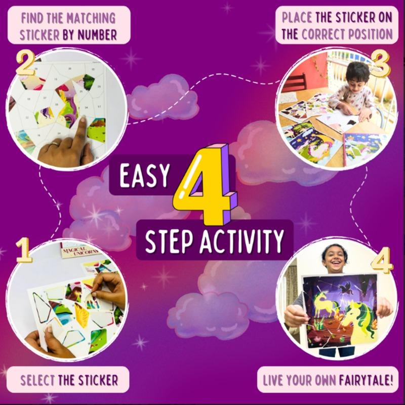 Pep Play Magical Unicorn Educational Stickers